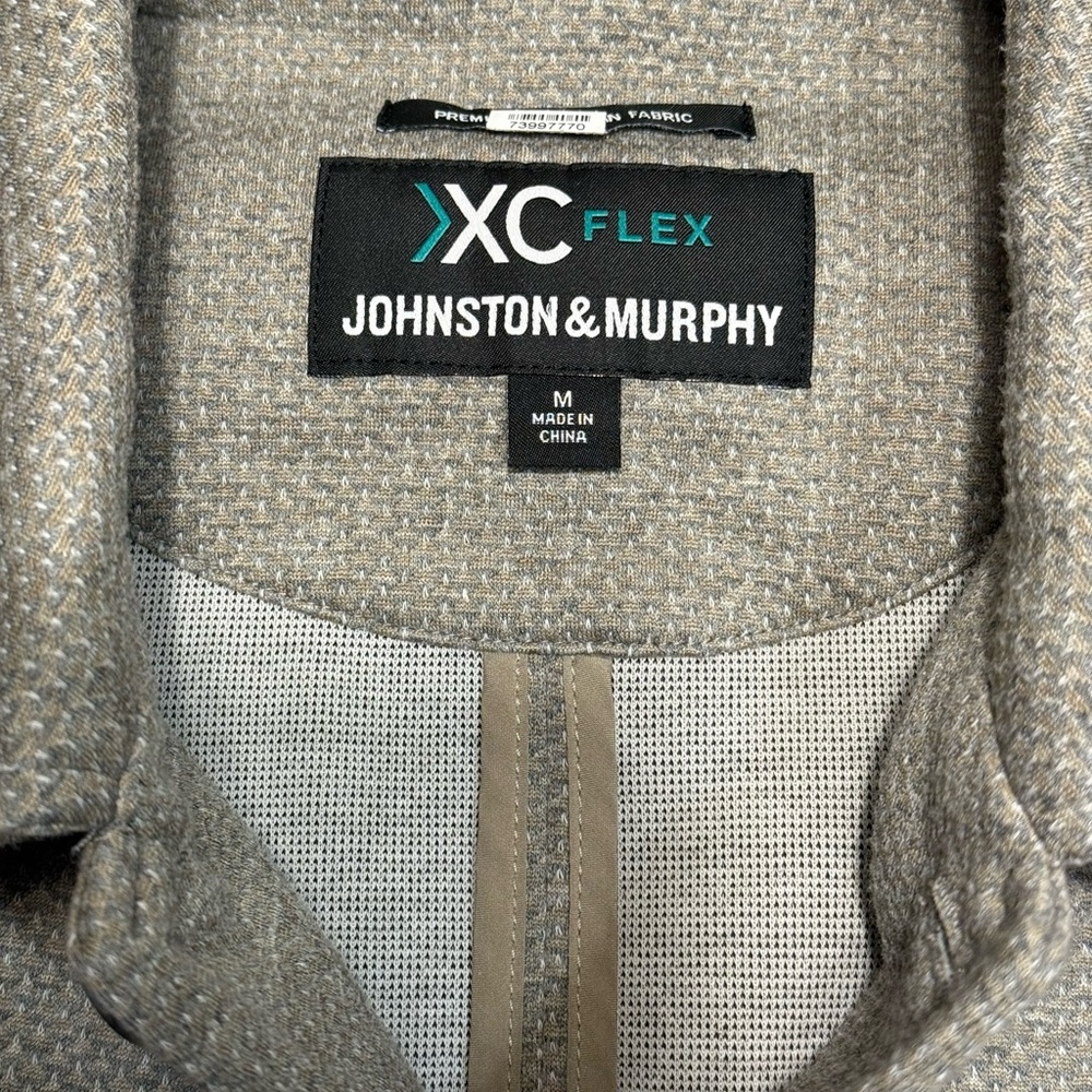 Johnston & Murphy Men's Light Gray Shirt Jacket - Picture 2 of 5